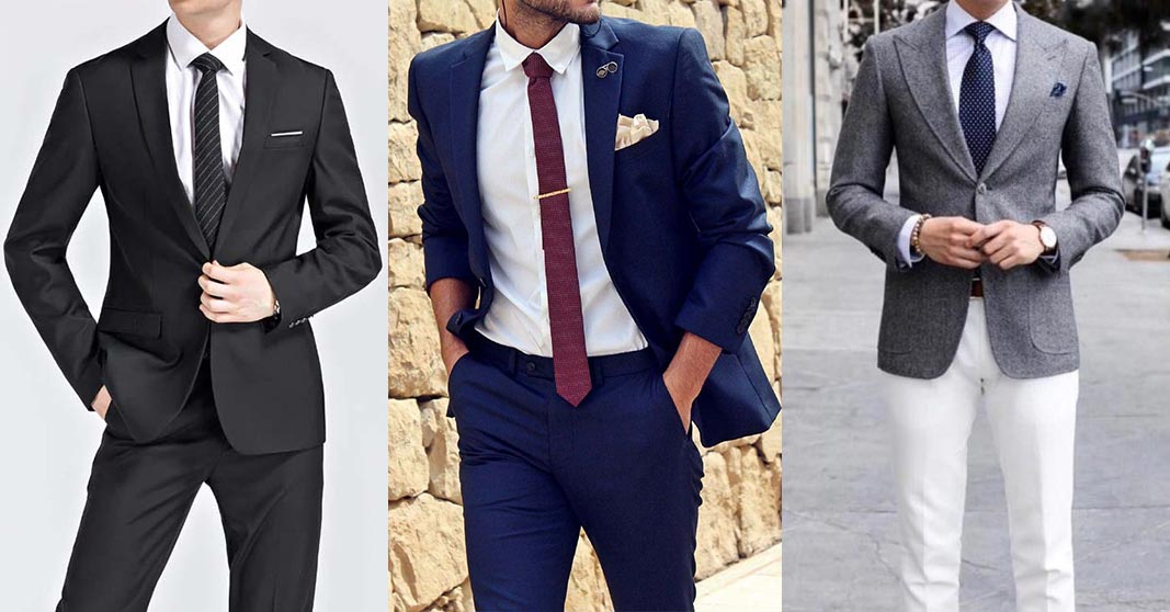 three main colors of suits