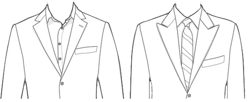 Blazer lapel