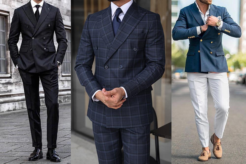 how to style a double breasted suit